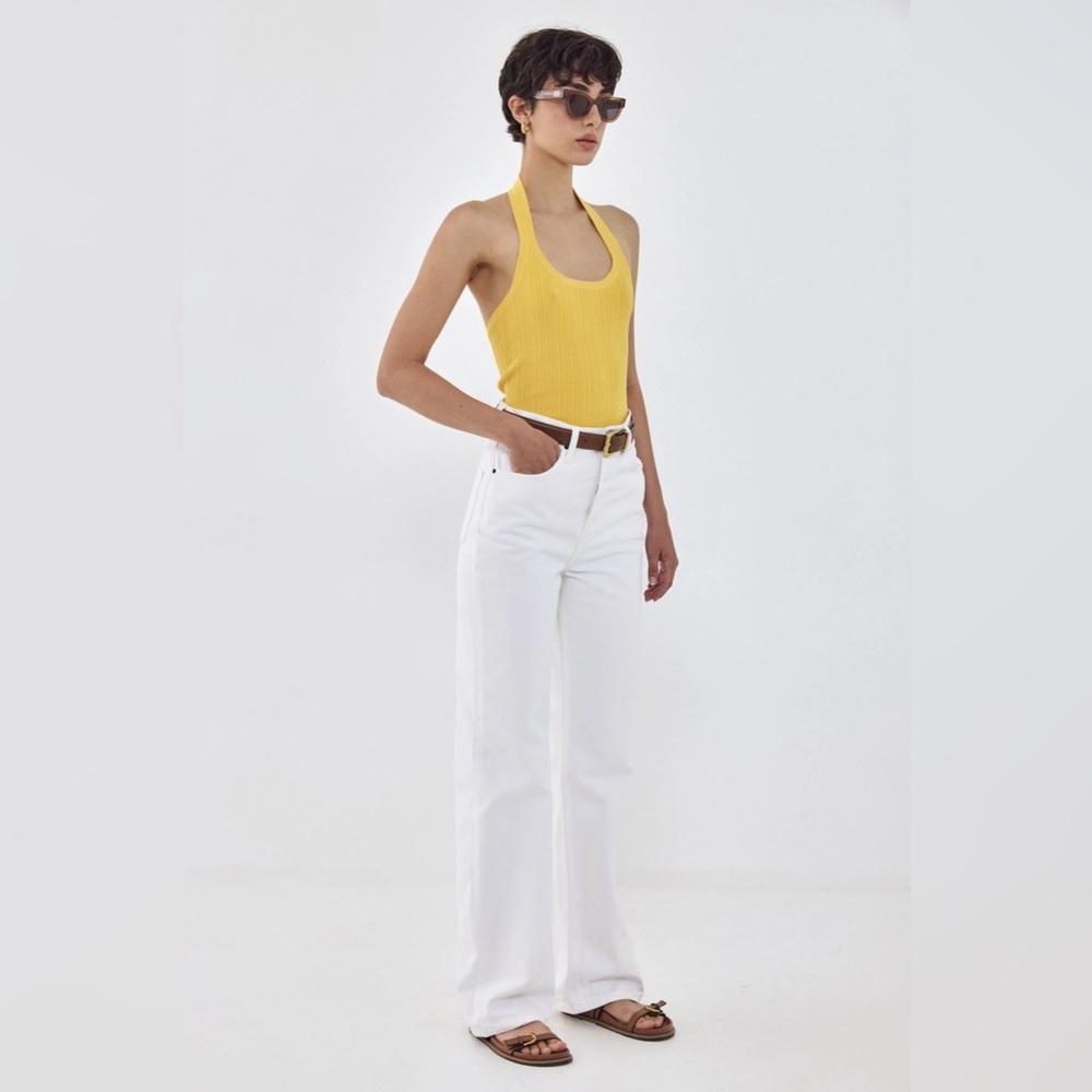 Dé Rococo high waisted white denim - Picture 1 of 14